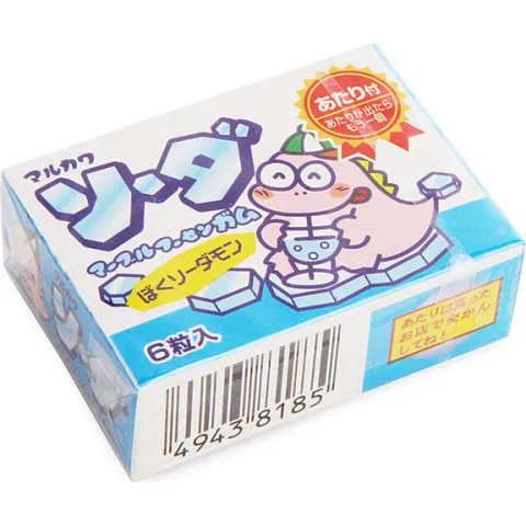 Жевательная резинка Марукава мраморная со вкусом содовой 7г