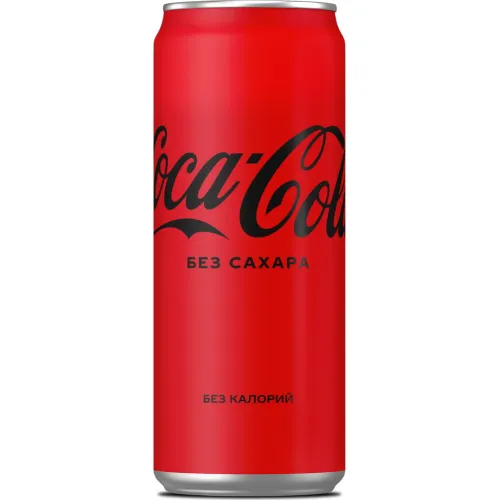 Coca-Cola Zero Sugar без сахара 0,33 л: газированный напиток 0 калорий из Германии