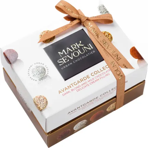 Коллекция шоколадных конфет Mark Sevouni Авангард Сундучок золото 140г
