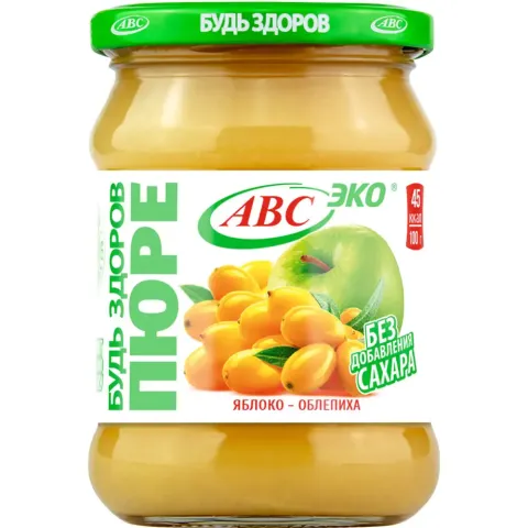 Пюре АВС яблоко-облепиха, 280 г