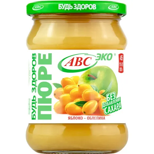Пюре АВС яблоко-облепиха, 280 г