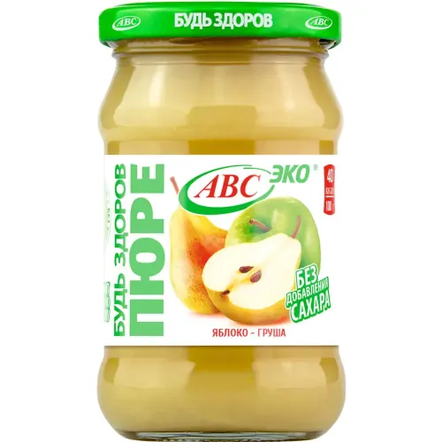 Пюре Будь Здоров Яблоко-груша 280 г