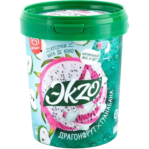 Мороженое Экзо Драгонфрут Гуанабана