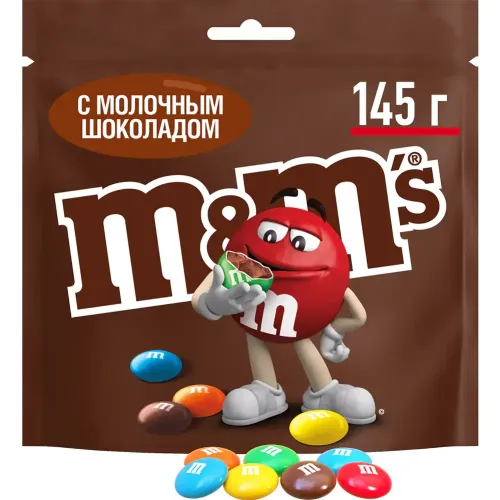 M&amp;M's Драже с молочным шоколадом 145г