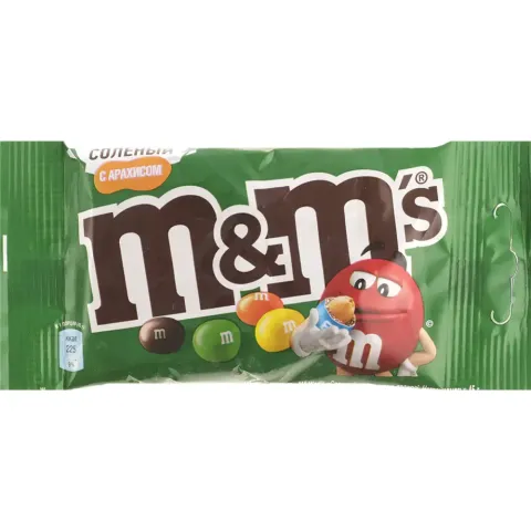 Драже M&amp;M с арахисом соленым 45 г