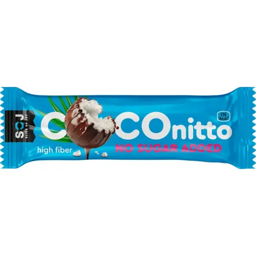 Батончик кокосовый С ванильно-сливочным вкусом COCOnitto SOJ 40 гр