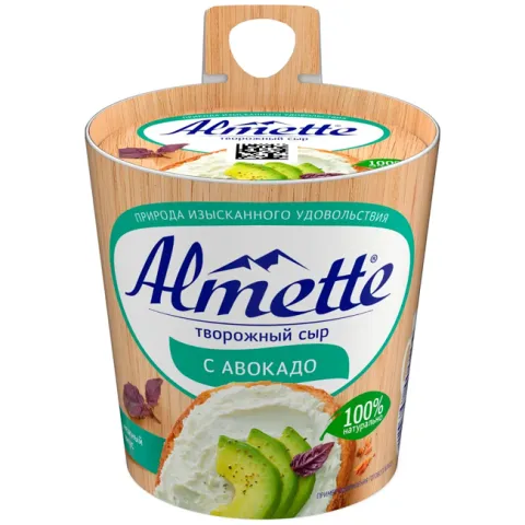 БЗМЖ Сыр творож Almette Hoсhland с авокадо 150г
