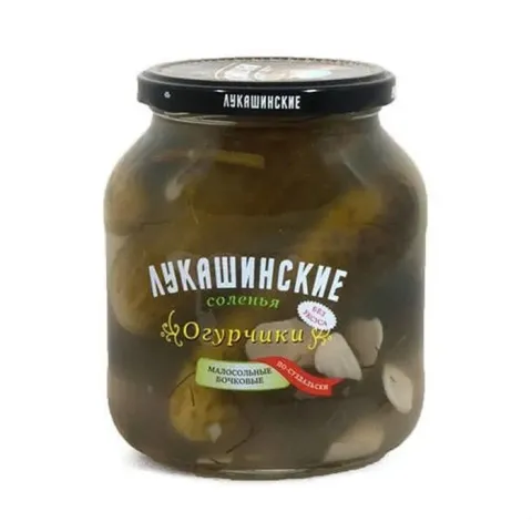Огурчики Лукашинские малосольн по-Суздальс 670гр