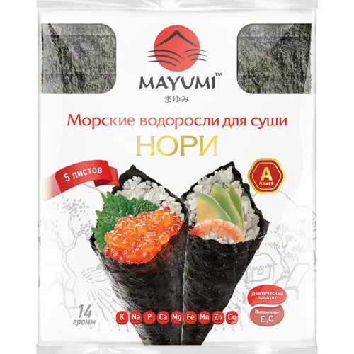 Морская капуста Mayumi для суши 5л 14г