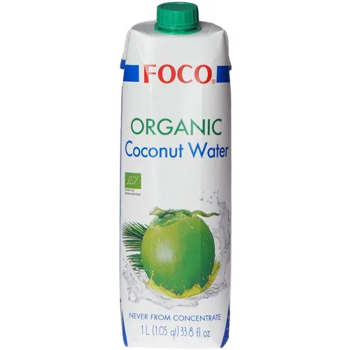 Кокосовая вода органическая без сахара 1000 мл FOCO