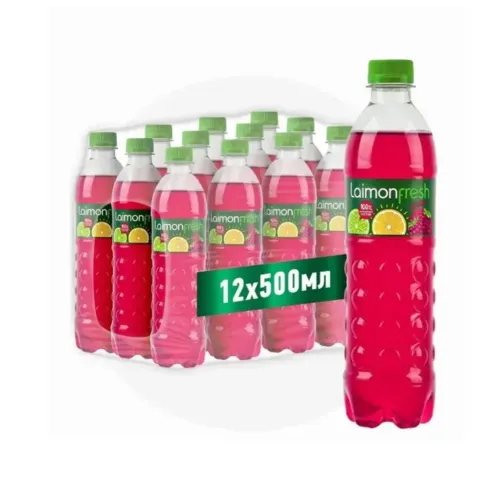 Безалкогольный газированный напиток &quot;Laimon fresh&quot; с лесными ягодами 0,5л