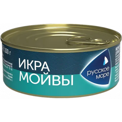 Икра мойвы деликатесная Люкс Оригинальная Русское море 100г