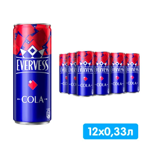 Напиток Эвервесс Кола 0.33л БАН
