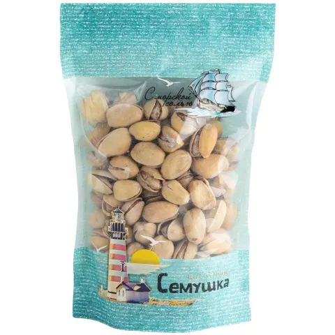 ФИСТАШКИ СЕМУШКА ЖАРЕНЫЕ СОЛЕНЫЕ 150Г