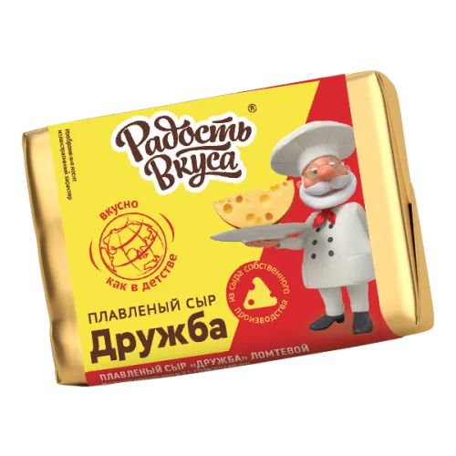 БЗМЖ Сыр плавл Радость вкуса Дружба 35% 90г фольга