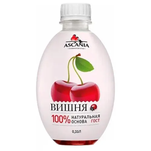 Напиток б/а Аскания 0,33л ПЭТ Вишня Россия