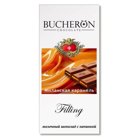 Шоколад Бушерон Филинг молочный с нач миланская карамель 85г