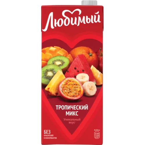 Любимый 0,95л нектар Тропический Микс 1/12
