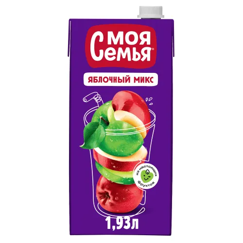 Нектар Яблочный микс МОЯ СЕМЬЯ 1,93л