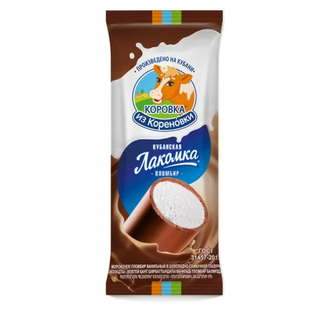 БЗМЖ Мороженое Коровка из Кореновки Кубанская Лакомка 90г