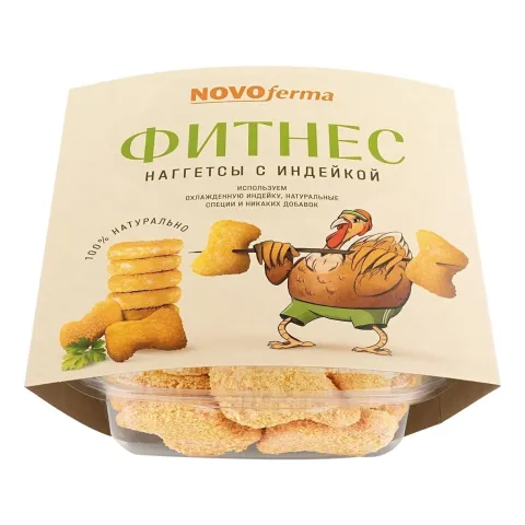 Наггетсы из индейки Novoferma Фитнес замороженные 400 г