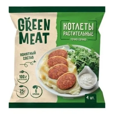 Котлеты растительные замоGreen Meat 280г пакет