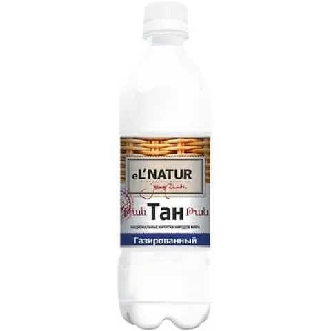 БЗМЖ Кисломолочный напиток Тан Elnatur газ 0,5 л пэт