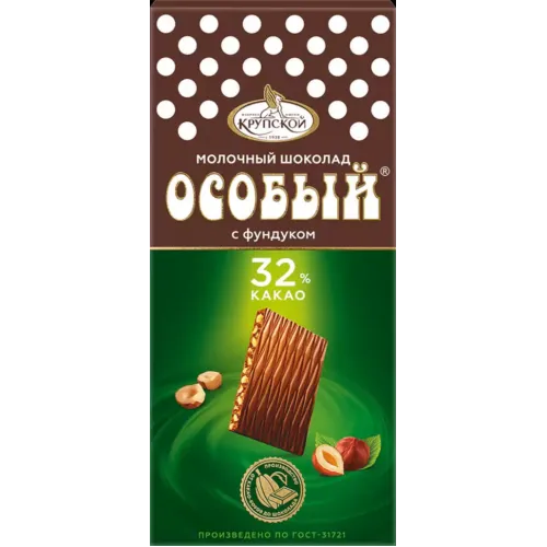 Шоколад Особый с фундуком 88 г