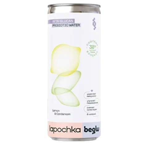 Напиток Лапочка лимон/кардамон б/а газ 0,33л ж/б