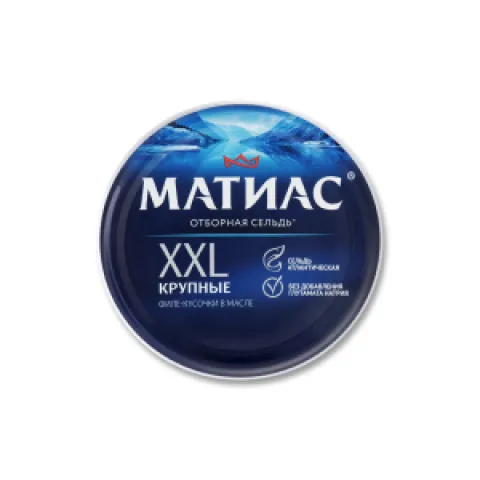 Сельдь Матиас филе-кус ориг 260г сб