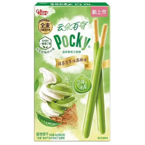 Палочки Глико Покки бисквитные зеленый чай 48г