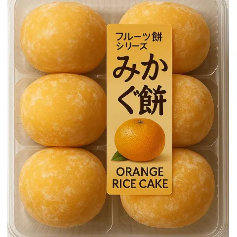 Пирожные Кубота моти мандариновые 6шт 160г