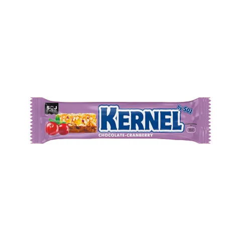 Батончик KERLLI злаковый с клюквой в молочном шоколаде 50г