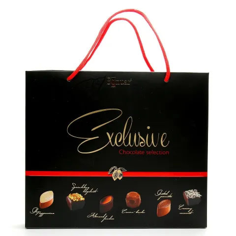 Набор шоколадных конфет Mark Sevouni Эксклюзив чёрная маленькая сумка 160г