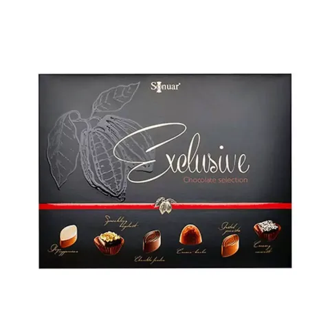 Набор шоколадных конфет Mark Sevouni Эксклюзив чёрная сумка 220г