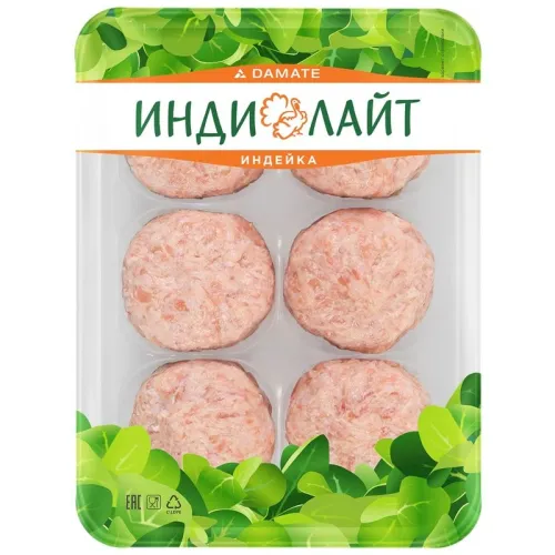 Тефтели из индейки Индилайт охл ГМС лоток 330 гр