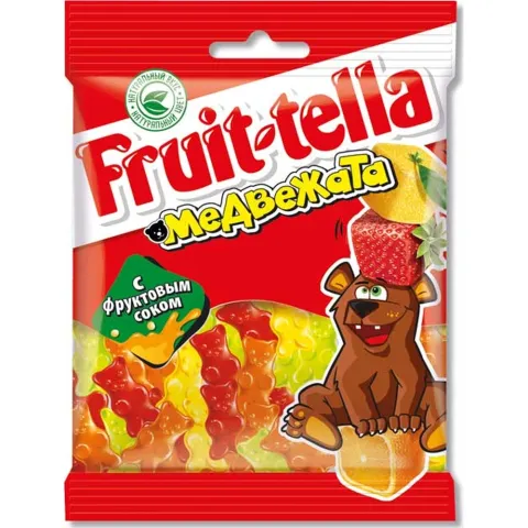 Жевательный мармелад Fruit-tella Медвежата 70 г