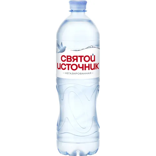 Вода природная питьевая Святой источник артезианская, первой категории, негазированная