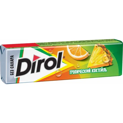 Жевательная резинка Dirol Тропический коктель 13.6г 