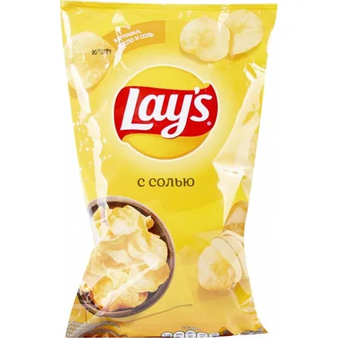 ЧИПСЫ LAYS С СОЛЬЮ 140Г