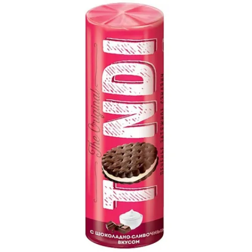 Печенье затяжное TONDI Сэндвич с шоколадной сливочной начинкой 190г