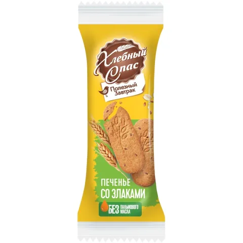 Печенье «Полезный завтрак» со злаками, 32 г