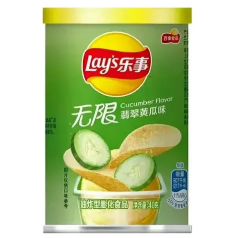 Чипсы Лейз картофельные вкус огурца 40г