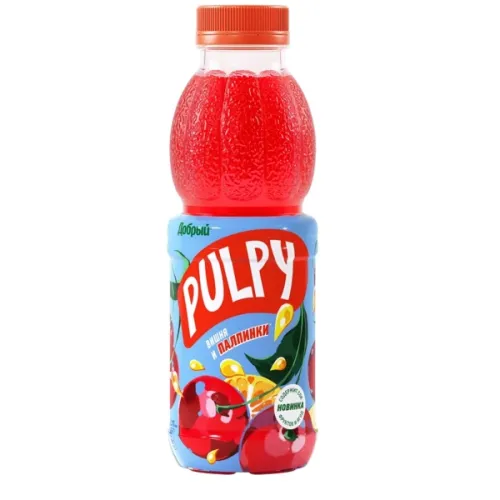 Напиток сокосодержащий Pulpy Вишня (900 мл)