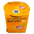 Йогурт драгонфрут и манго ст.б. Коломенский 5% 170г. уменьш.