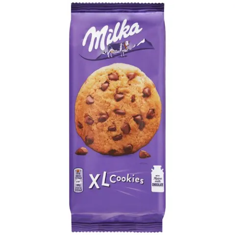 Печенье Милка с кус. молочного шоколада 184г
