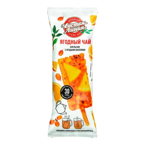 Чай замороженный Чистая линия Апельсин с облепихой 50г