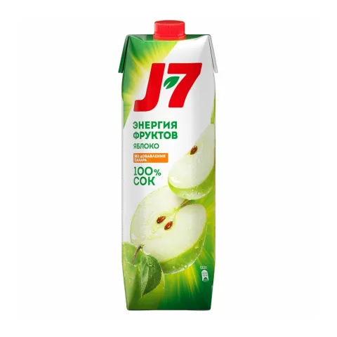 Сок J7 Яблоко зеленое 097л