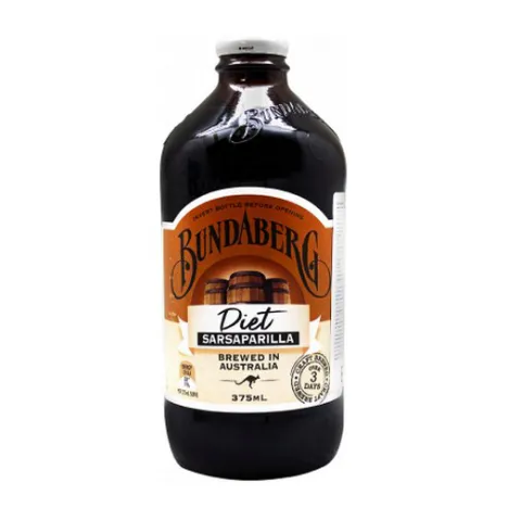 Лимонад Бандаберг Сарсапарилла Bundaberg Sarsaparilla Diet, 375 мл, стекло