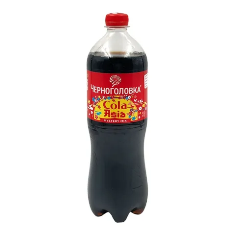 Напиток б/а газ Черноголовка Азия Кола с ароматом персика 1л ПЭТ